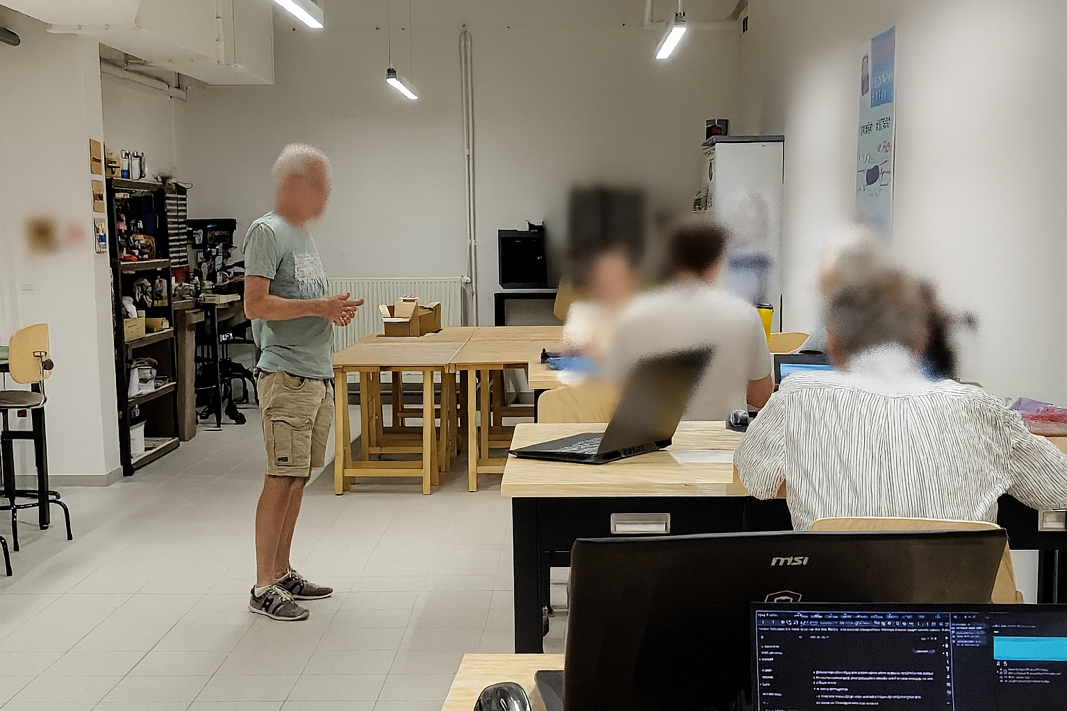 Eerste sessie foto