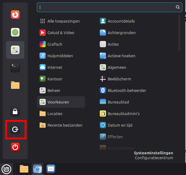 Systeem Instellingen